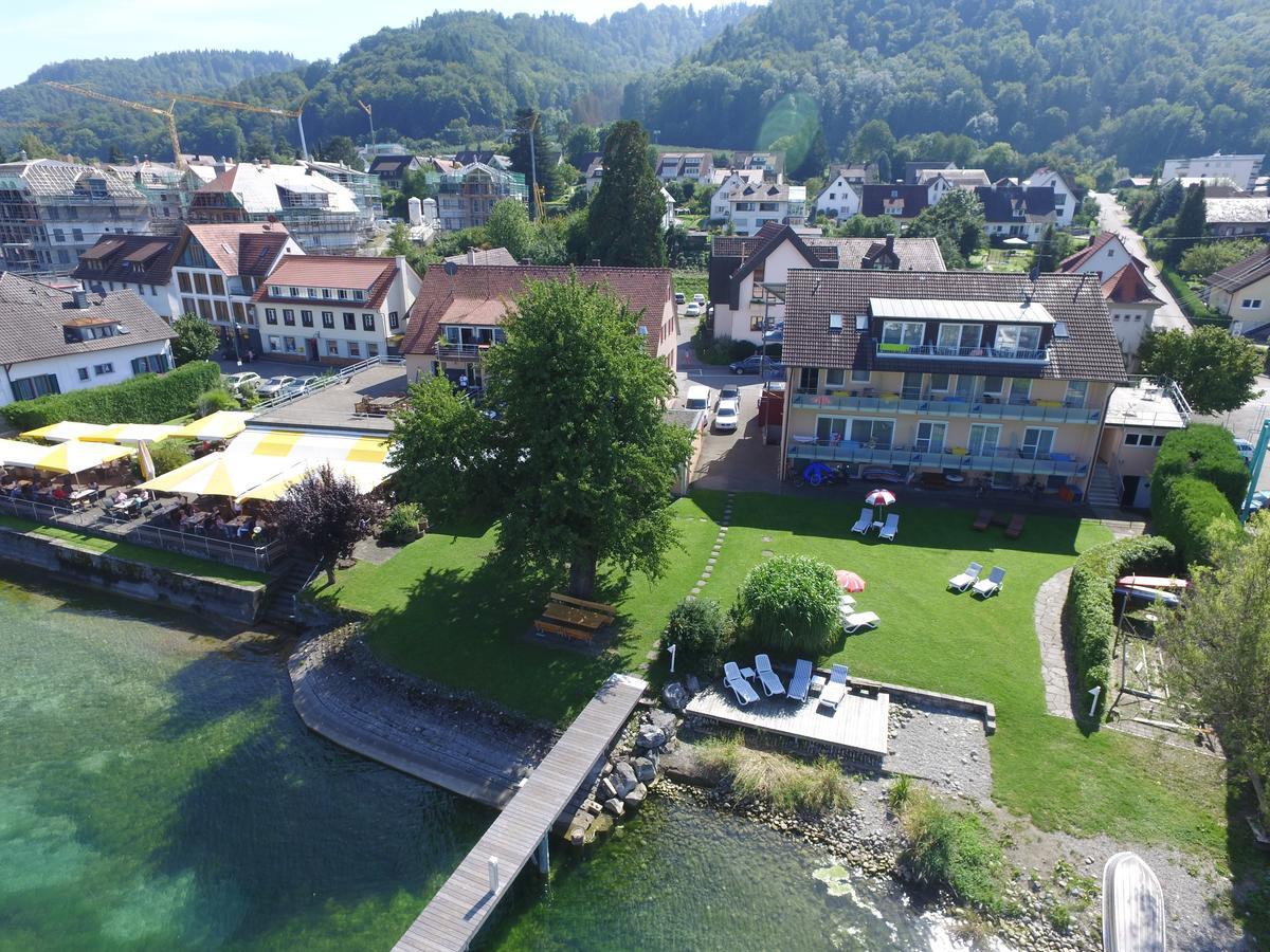Hotel Pension Cafe Hasler Бодман-Людвігсгафен Екстер'єр фото